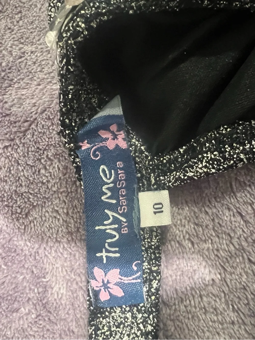 Sara Sara shimmering metallic